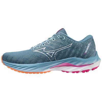 Zapatillas Para Correr Mizuno WAVE Inspire 19 Mujer Verdes Azules / Blancos / Rosas - Chile M650XDC